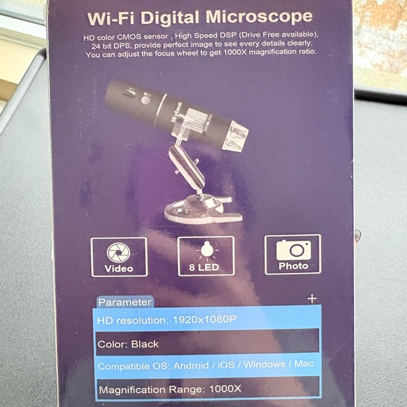🔬 Skybasic Wi-Fi Digital Microscope – Complete Set 🔬 - Picture 8 of 9